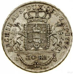 30 krajcars (zwei Zloty), 1776 IC FA, Wien; Eypelta...