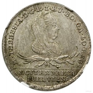 15 krajcarů (zlato), 1775, Vídeň; Eypeltauer 235, ...