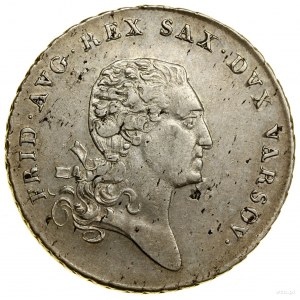 thaler, 1811 IB, Varšava; Av: hlava kniežaťa vpravo,...