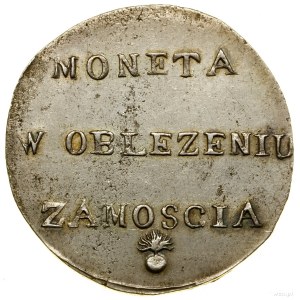 2 oro, 1813, Zamosc; varietà con rami più lunghi e...