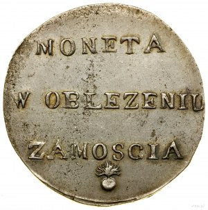 2 Gold, 1813, Zamosc; Sorte mit längeren Zweigen mit...