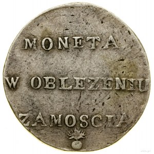2 Gold, 1813, Zamosc; Sorte mit längeren Zweigen mit...