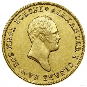 50 zlatých, 1819 IB, Varšava; Av: hlava cara vpravo a.