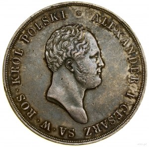 10 gold, 1820 IB, Warsaw; Av: Tsar's head to right and.