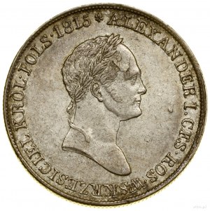 5 złotych, 1834 IP, Warszawa; z inicjałami IP pod Orłem...