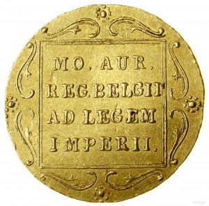 Ducat, 1831, Varsovie ; Av : chevalier debout avec épée et p...