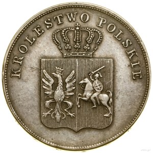 5 Zloty, 1831 KG, Warschau; auf der Rückseite ein Bruchteil 211/62....