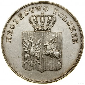 5 zloty, 1831 KG, Warsaw; on the reverse side a fraction 211/62....