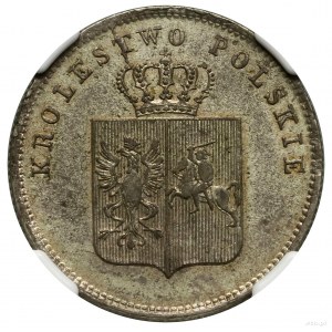 2 zloty, 1831 KG, Varsavia; varietà con un punto dopo POL e P....