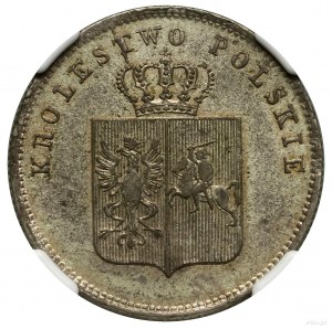 2 zlotys, 1831 KG, Varsovie ; variété avec un point après POL et P....