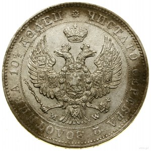 Poltina, 1843 MW, Warschau; auf der Vorderseite ohne Querbalken in...