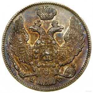 30 kopecks = 2 or, 1839 MW, Varsovie ; queue d'aigle sans...