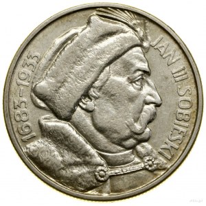 10 złotych, 1933, Warszawa; Jan III Sobieski - 250. roc...