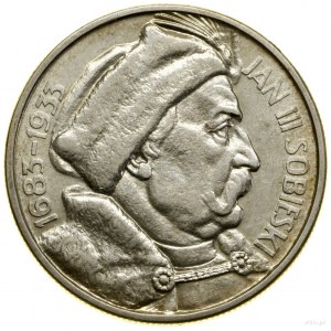 10 zloty, 1933, Varsavia; Jan III Sobieski - 250. roc...