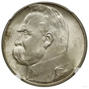 10 złotych, 1939, Warszawa; Józef Piłsudski; Kop. 3008,...