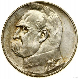 5 zlotys, 1936, Varsovie ; Józef Piłsudski ; Kop. 2961, ...