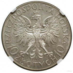 10 złotych, 1933, Warszawa; Romuald Traugutt - 70. rocz...