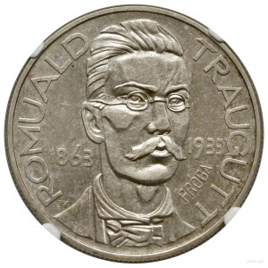 10 złotych, 1933, Warszawa; Romuald Traugutt - 70. rocz...