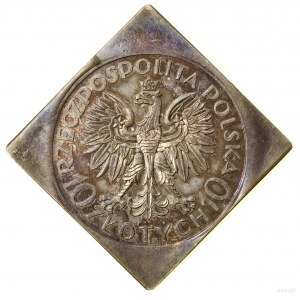 Klip 10 oro, 1933, Varsavia; Jan III Sobieski - 25...