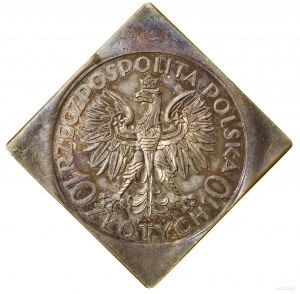 Klip 10 gold, 1933, Warschau; Jan III Sobieski - 25...