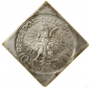 Klipa 10 zloty, 1933, Warschau; Romuald Traugutt - 70...