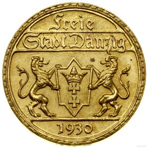 25 fiorini, 1930, Berlino; statua di Nettuno; AKS 6, CNG 52....