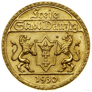 25 guldenów, 1930, Berlin; Posąg Neptuna; AKS 6, CNG 52...