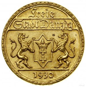 25 fiorini, 1930, Berlino; statua di Nettuno; AKS 6, CNG 52....