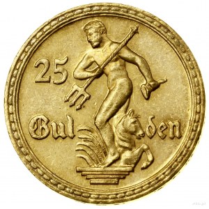 25 fiorini, 1930, Berlino; statua di Nettuno; AKS 6, CNG 52....