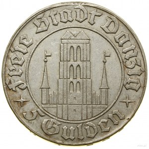5 guldenów, 1932, Berlin; Kościół Najświętszej Marii Pa...