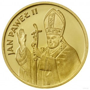 1 000 zlatých, 1982, Švýcarsko; Jan Pavel II. - busta...
