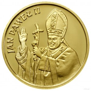 1 000 or, 1982, Suisse ; Jean-Paul II - buste...