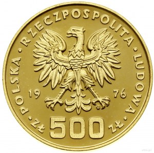 500 zloty, 1976, Warsaw; Tadeusz Kosciuszko (1746-1...