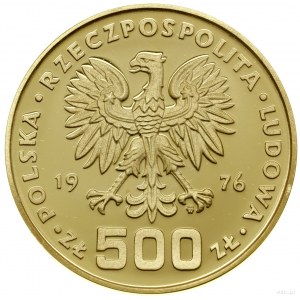 500 zloty, 1976, Varsavia; Kazimierz Pulaski (1747-17...
