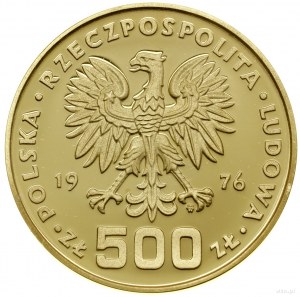 500 zlotys, 1976, Varsovie ; Kazimierz Pulaski (1747-17...