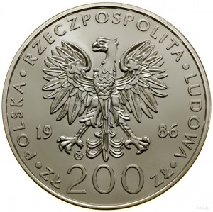 200 gold, 1986, Switzerland; John Paul II; Parchimowi...
