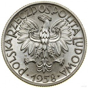 5 oro, 1958, Varsavia; Rybak, una varietà con numerazione stretta....