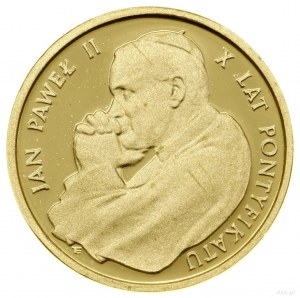 Set of coins with John Paul II - X Years of Pontificate: 10...