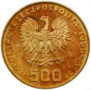 500 zlotys, 1976, Varsovie ; Tadeusz Kościuszko (1746-1...