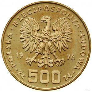 500 zlotys, 1976, Varsovie ; Kazimierz Pulaski (1747-17...