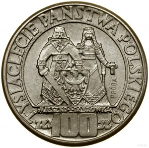 100 złotych, 1960, Warszawa, Mieszko i Dąbrówka - posta...