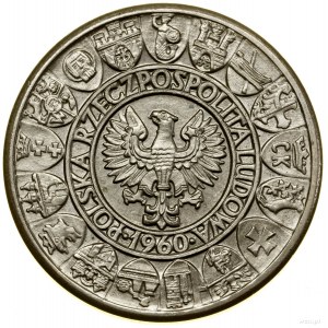 100 zloty, 1960, Varsovie ; Mieszko et Dąbrówka - pop...