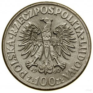 100 Gold, 1960, Warschau; Mieszko und Dąbrówka - Leiter der...
