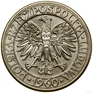 100 złotych, 1960, Warszawa; Mieszko i Dąbrówka - głowy...