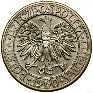 100 zloty, 1960, Warsaw; Mieszko and Dabrowa - heads of...