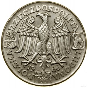 100 Zloty, 1966, Warschau; Mieszko und Dąbrówka - zwei ...