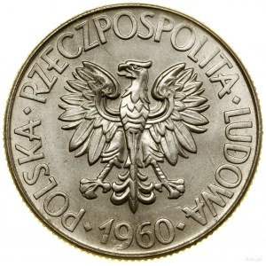 10 Gold, 1960, Warschau; Schraubenschlüssel und Nadelrad, PRÓBA ...