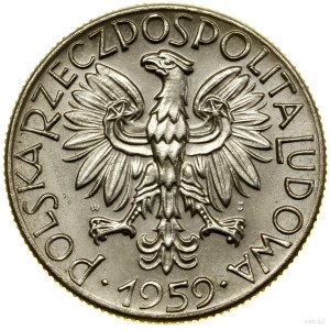 5 oro, 1959, Varsavia; Martello e Cazzuola, PRÓBA NIKIEL...