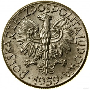 5 złotych, 1959, Warszawa; Symbole Gospodarki Narodowej...