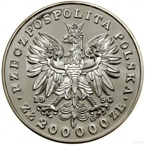 200.000 złotych 1990, Solidarity Mint (USA); Fryderyk C...